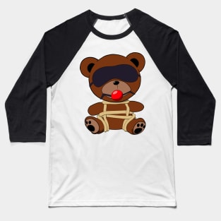 Bondage Bear BDSM Baseball T-Shirt